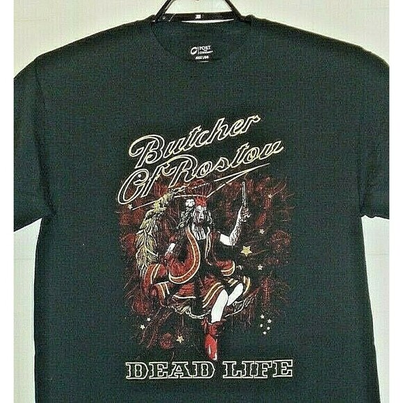 Butcher Of Rostov Dead Life Death T Shirt Vintage Metal Concert Tee Band  L - Picture 2 of 4